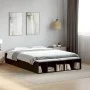 Schwarzer Bettrahmen aus Holzwerkstoff, 120 x 190 cm von vidaXL, Betten und Lattenroste - Ref: Foro24-3280595, Preis: 129,14 ...