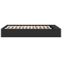 Black engineered wood bed frame 120x190 cm by vidaXL, Beds and slatted bases - Ref: Foro24-3280595, Price: 130,72 €, Discount: %