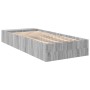 Sonoma-grauer Holzwerkstoff-Bettrahmen 90 x 200 cm von vidaXL, Betten und Lattenroste - Ref: Foro24-3280613, Preis: 109,28 €,...