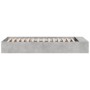 Concrete gray engineered wood bed frame 90x200cm by vidaXL, Beds and slatted bases - Ref: Foro24-3280611, Price: 106,09 €, Di...