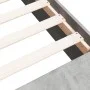 Betongrauer Bettrahmen aus Holzwerkstoff, 90 x 200 cm von vidaXL, Betten und Lattenroste - Ref: Foro24-3280611, Preis: 104,85...