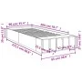 Concrete gray engineered wood bed frame 90x200cm by vidaXL, Beds and slatted bases - Ref: Foro24-3280611, Price: 104,86 €, Di...
