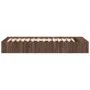 Oak brown engineered wood bed frame 100x200 cm by vidaXL, Beds and slatted bases - Ref: Foro24-3280607, Price: 110,50 €, Disc...