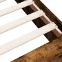 Estructura de cama madera de ingeniería roble humo 100x200 cm de vidaXL, Camas y somieres - Ref: Foro24-3280605, Precio: 106,...