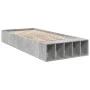 Concrete gray engineered wood bed frame 90x190 cm by vidaXL, Beds and slatted bases - Ref: Foro24-3280618, Price: 101,89 €, D...