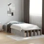 Concrete gray engineered wood bed frame 90x190 cm by vidaXL, Beds and slatted bases - Ref: Foro24-3280618, Price: 101,89 €, D...