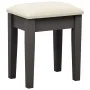 Schminktisch und Hocker aus grauem Paulownia-Holz, 65 x 36 x 128 cm von vidaXL, Schlafzimmerkommoden - Ref: Foro24-289337, Pr...
