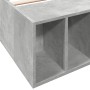 Betongrauer Bettrahmen aus Holzwerkstoff, 90 x 190 cm von vidaXL, Betten und Lattenroste - Ref: Foro24-3280618, Preis: 103,12...