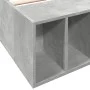 Concrete gray engineered wood bed frame 90x190 cm by vidaXL, Beds and slatted bases - Ref: Foro24-3280618, Price: 101,89 €, D...