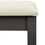 Schminktisch und Hocker aus grauem Paulownia-Holz, 65 x 36 x 128 cm von vidaXL, Schlafzimmerkommoden - Ref: Foro24-289337, Pr...