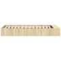 Sonoma oak engineered wood bed frame 75x190 cm by vidaXL, Beds and slatted bases - Ref: Foro24-3280624, Price: 100,37 €, Disc...