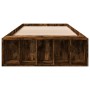 Estructura de cama madera de ingeniería roble humo 75x190 cm de vidaXL, Camas y somieres - Ref: Foro24-3280626, Precio: 100,3...