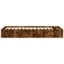 Smoke oak engineered wood bed frame 75x190 cm by vidaXL, Beds and slatted bases - Ref: Foro24-3280626, Price: 99,18 €, Discou...