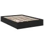 Black engineered wood bed with drawers 140x200 cm by vidaXL, Beds and slatted bases - Ref: Foro24-3280658, Price: 207,19 €, D...