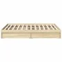 Sonoma oak engineered wood bed with drawers 120x200 cm by vidaXL, Beds and slatted bases - Ref: Foro24-3280666, Price: 165,95...