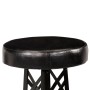 Küchenbarhocker 2 Einheiten aus echtem Leder von vidaXL, Küchenhocker - Ref: Foro24-247660, Preis: 238,77 €, Rabatt: %