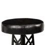 Taburetes de barra de cocina 2 unidades cuero auténtico de vidaXL, Taburetes de cocina - Ref: Foro24-247660, Precio: 234,43 €...