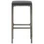 Garden table and stools 5 pcs acacia wood PE rattan gray by vidaXL, Garden sets - Ref: Foro24-3295284, Price: 287,24 €, Disco...