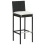 Garden table and stools 5 pcs acacia wood PE rattan black by vidaXL, Garden sets - Ref: Foro24-3295278, Price: 470,85 €, Disc...