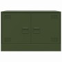 Mueble para TV de acero verde oliva 67x39x44 cm de vidaXL, Muebles TV - Ref: Foro24-841639, Precio: 61,65 €, Descuento: %