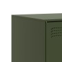 Mueble para TV de acero verde oliva 67x39x44 cm de vidaXL, Muebles TV - Ref: Foro24-841639, Precio: 61,65 €, Descuento: %