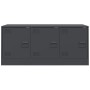 Anthrazitgrauer TV-Schrank aus Stahl, 99 x 39 x 44 cm von vidaXL, TV-Möbel - Ref: Foro24-841645, Preis: 94,28 €, Rabatt: %