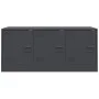 Anthrazitgrauer TV-Schrank aus Stahl, 99 x 39 x 44 cm von vidaXL, TV-Möbel - Ref: Foro24-841645, Preis: 92,92 €, Rabatt: %