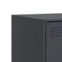 Anthrazitgrauer TV-Schrank aus Stahl, 99 x 39 x 44 cm von vidaXL, TV-Möbel - Ref: Foro24-841645, Preis: 92,92 €, Rabatt: %