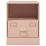 Mesitas de noche 2 unidades acero rosa 34,5x39x44 cm de vidaXL, Mesitas de noche - Ref: Foro24-841754, Precio: 81,01 €, Descu...