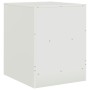 Nachttisch aus weißem Stahl, 34,5 x 39 x 44 cm von vidaXL, Nachttische - Ref: Foro24-841761, Preis: 48,74 €, Rabatt: %