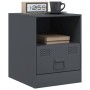 Mesitas de noche 2 unidades gris antracita 34,5x39x44 cm de vidaXL, Mesitas de noche - Ref: Foro24-841756, Precio: 81,78 €