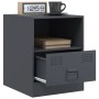 Mesitas de noche 2 unidades gris antracita 34,5x39x44 cm de vidaXL, Mesitas de noche - Ref: Foro24-841756, Precio: 81,78 €