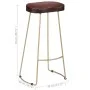 Taburetes de cocina gavin 2 unidades madera maciza de mango de vidaXL, Taburetes de cocina - Ref: Foro24-247835, Precio: 131,...