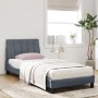 Cama con colchón terciopelo gris oscuro 90x200 cm de vidaXL, Camas y somieres - Ref: Foro24-3208575, Precio: 287,12 €, Descue...