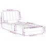 Bed with dark gray velvet mattress 90x200 cm by vidaXL, Beds and slatted bases - Ref: Foro24-3208575, Price: 292,01 €, Discou...