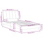 Cama con colchón terciopelo gris claro 100x200 cm de vidaXL, Camas y somieres - Ref: Foro24-3208580, Precio: 287,45 €, Descue...