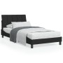 Bed with black velvet mattress 100x200 cm by vidaXL, Beds and slatted bases - Ref: Foro24-3208582, Price: 265,87 €, Discount: %