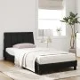 Bett mit schwarzer Samtmatratze 100x200 cm von vidaXL, Betten und Lattenroste - Ref: Foro24-3208582, Preis: 263,39 €, Rabatt: %