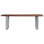 Coffee table natural edge solid acacia wood 115x60x40 cm by vidaXL, Coffee table - Ref: Foro24-247828, Price: 90,44 €, Discou...