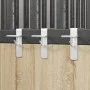 Tragbare Eimerhaken 3 Stück aus silbernem Stahl von vidaXL, Pferdefutter - Ref: Foro24-172472, Preis: 17,70 €, Rabatt: %