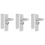 Tragbare Eimerhaken 3 Stück aus silbernem Stahl von vidaXL, Pferdefutter - Ref: Foro24-172472, Preis: 17,36 €, Rabatt: %