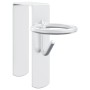 Tragbare Eimerhaken 3 Stück aus silbernem Stahl von vidaXL, Pferdefutter - Ref: Foro24-172472, Preis: 17,36 €, Rabatt: %