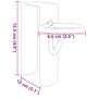 Tragbare Eimerhaken 3 Stück aus silbernem Stahl von vidaXL, Pferdefutter - Ref: Foro24-172472, Preis: 17,36 €, Rabatt: %