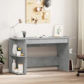 Concrete gray engineered wood desk 140x50x75 cm by vidaXL, Desks - Ref: Foro24-840551, Price: 86,27 €, Discount: %