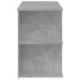 Betongrauer Schreibtisch aus Holzwerkstoff, 140 x 50 x 75 cm von vidaXL, Schreibtische - Ref: Foro24-840551, Preis: 87,58 €, ...