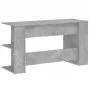 Betongrauer Schreibtisch aus Holzwerkstoff, 140 x 50 x 75 cm von vidaXL, Schreibtische - Ref: Foro24-840551, Preis: 86,26 €, ...