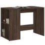 Schreibtisch aus eichenbraunem Holzwerkstoff, 102 x 50 x 75 cm von vidaXL, Schreibtische - Ref: Foro24-840547, Preis: 70,18 €...
