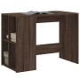 Schreibtisch aus eichenbraunem Holzwerkstoff, 102 x 50 x 75 cm von vidaXL, Schreibtische - Ref: Foro24-840547, Preis: 70,87 €...