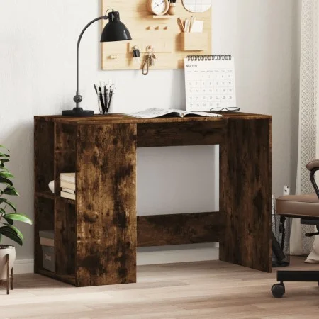 Escritorio de madera de ingeniería roble ahumado 102x50x75 cm de vidaXL, Escritorios - Ref: Foro24-840545, Precio: 79,21 €, D...