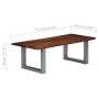 Couchtisch mit Naturkante aus massivem Akazienholz, 115 x 60 x 40 cm von vidaXL, Couchtisch - Ref: Foro24-247828, Preis: 90,4...